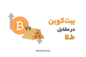 بیت‌کوین در مقابل طلا